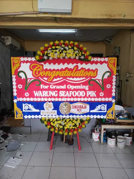 Papan Bunga Ucapan Selamat Kledung Karangdalem Banyuurip